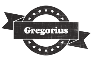 Gregorius grunge logo