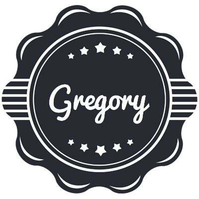 Gregory badge logo