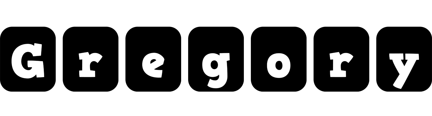 Gregory box logo