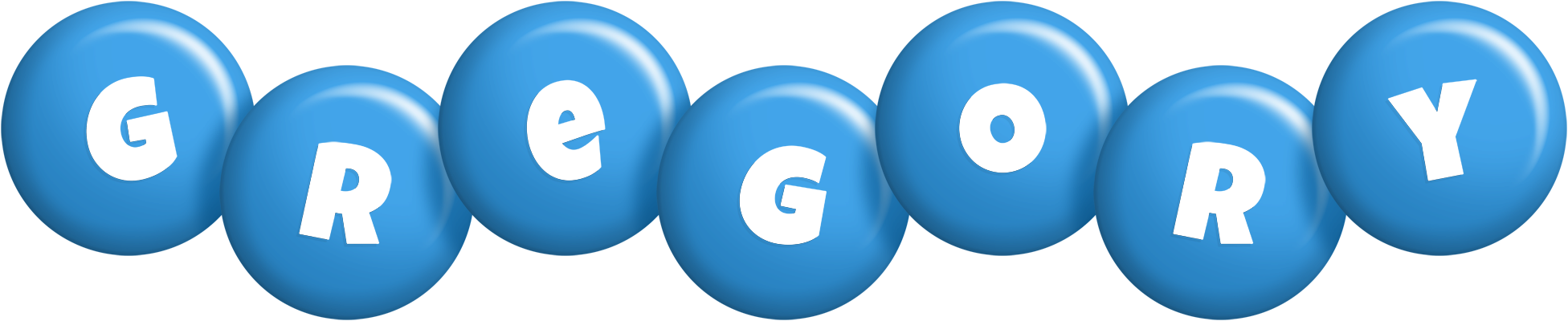 Gregory candy-blue logo