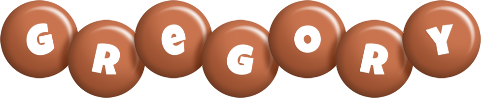 Gregory candy-brown logo