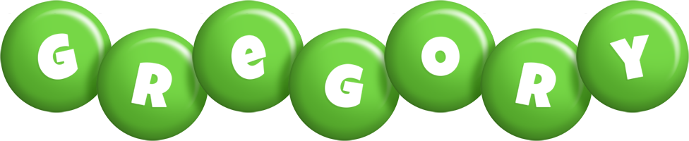 Gregory candy-green logo