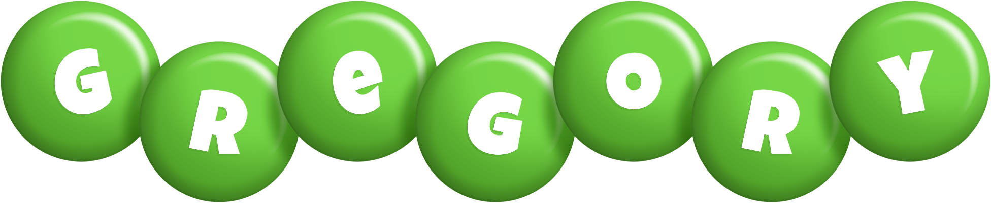 Gregory candy-green logo