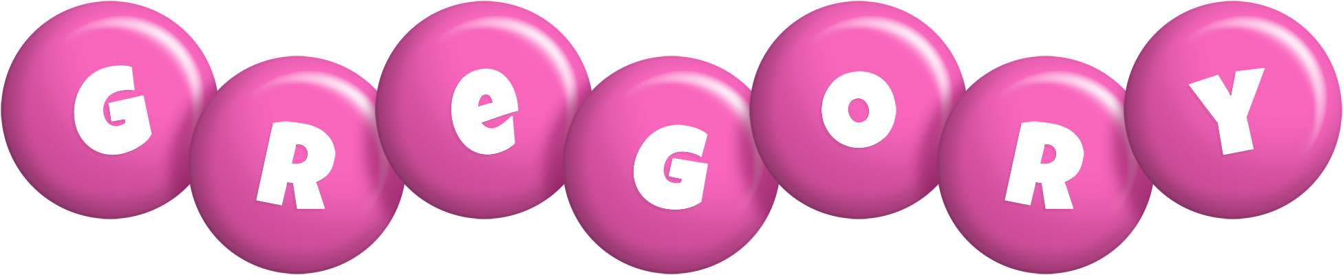 Gregory candy-pink logo