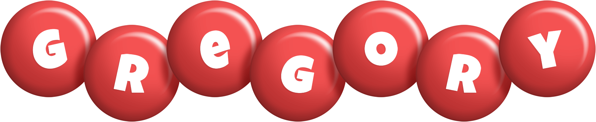 Gregory candy-red logo