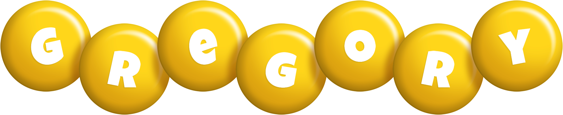 Gregory candy-yellow logo