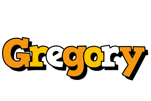 Gregory cartoon logo