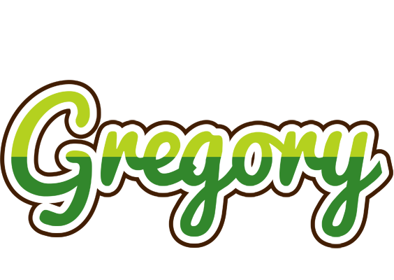 Gregory golfing logo