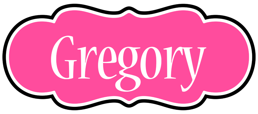 Gregory invitation logo