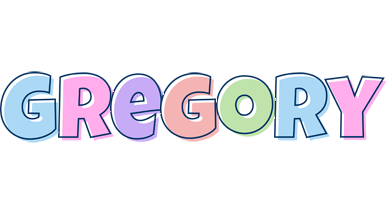 Gregory pastel logo