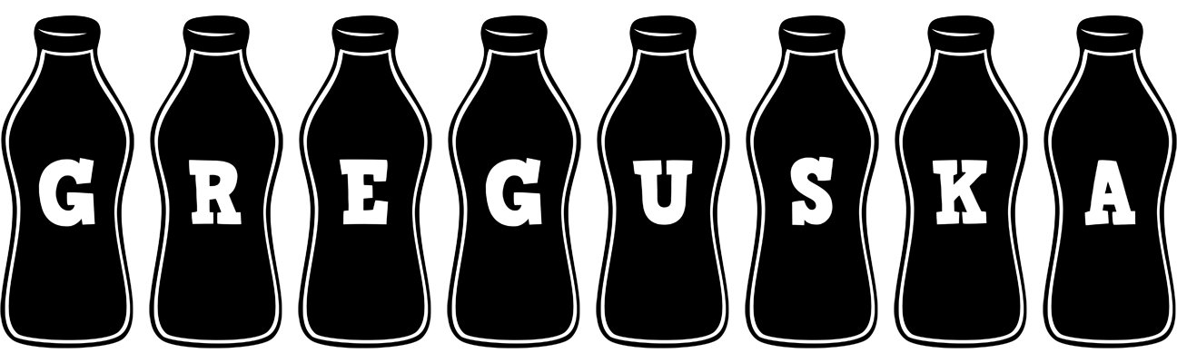 Greguska bottle logo