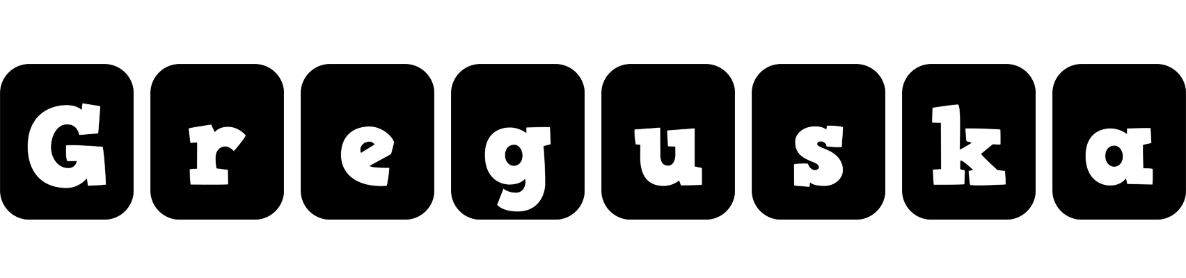 Greguska box logo