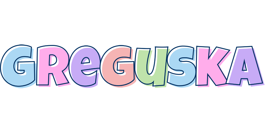 Greguska pastel logo