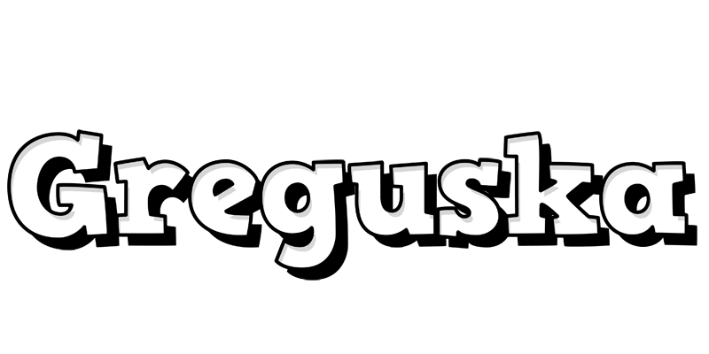 Greguska snowing logo
