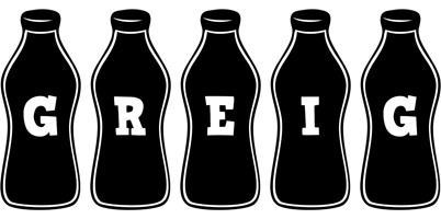 Greig bottle logo