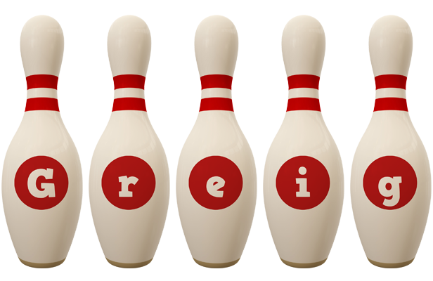 Greig bowling-pin logo