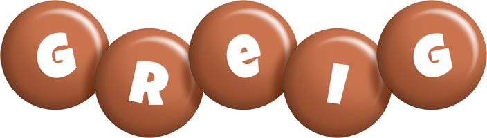 Greig candy-brown logo