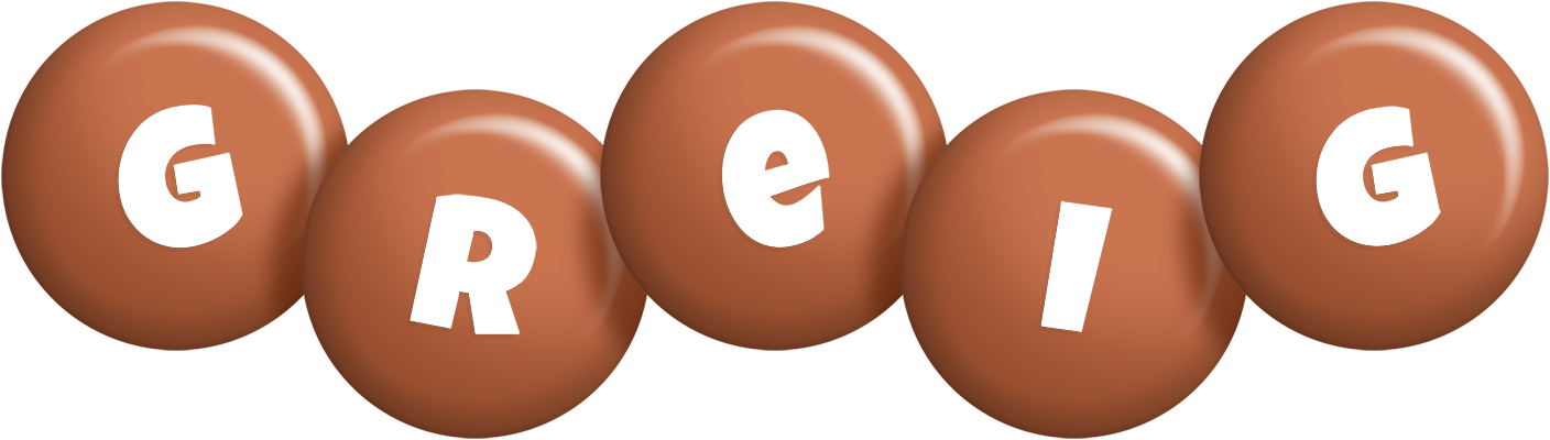 Greig candy-brown logo