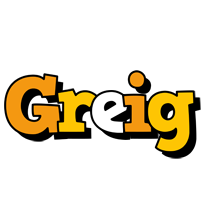 Greig cartoon logo