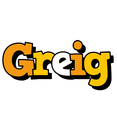 Greig cartoon logo