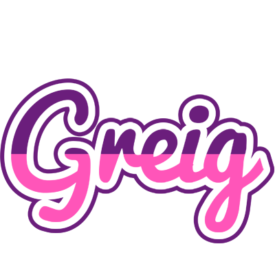 Greig cheerful logo