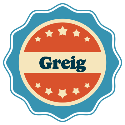Greig labels logo