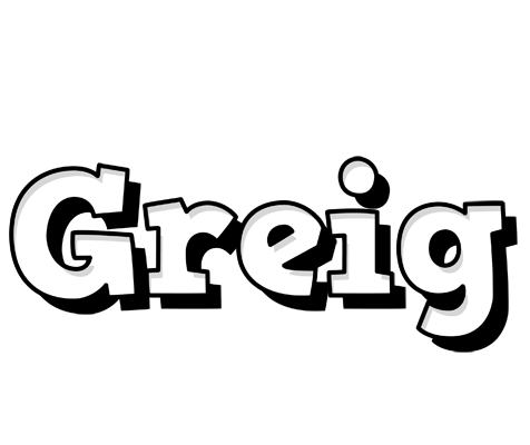 Greig snowing logo