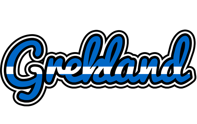 GREKLAND logo effect. Colorful text effects in various flavors. Customize your own text here: https://www.textgiraffe.com/logos/greece/