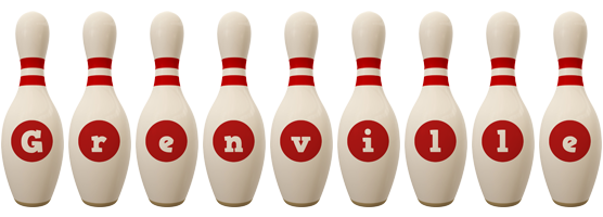 Grenville bowling-pin logo