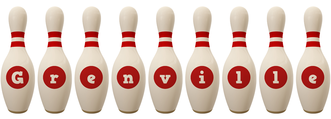 Grenville bowling-pin logo