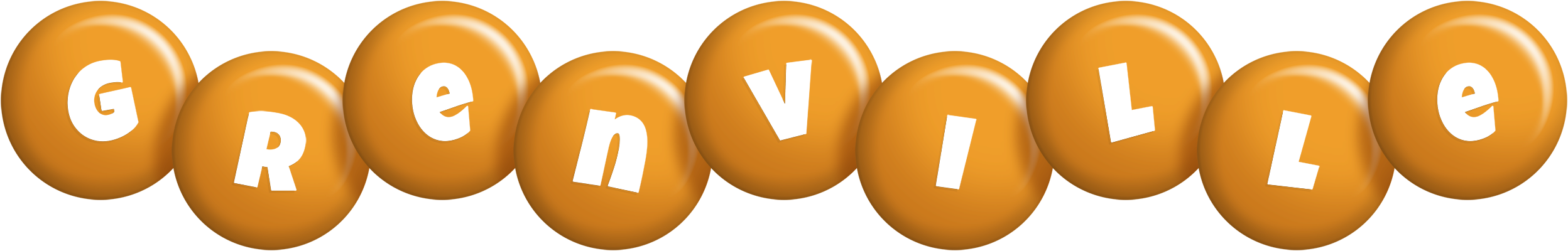 Grenville candy-orange logo
