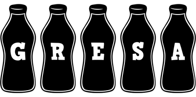 Gresa bottle logo