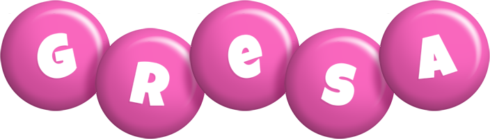 Gresa candy-pink logo