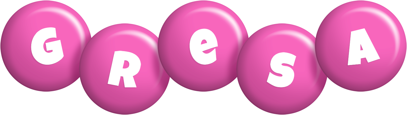 Gresa candy-pink logo
