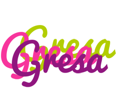 Gresa flowers logo