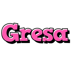 Gresa girlish logo