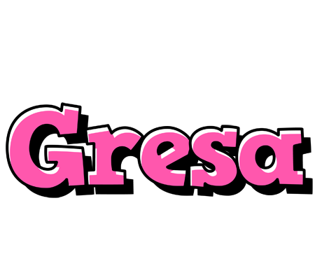 Gresa girlish logo