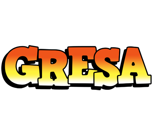 Gresa sunset logo