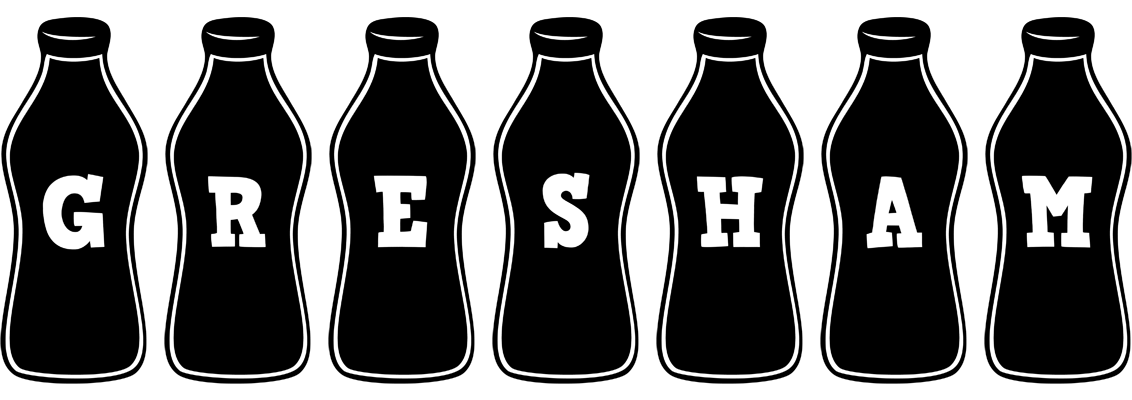 Gresham bottle logo