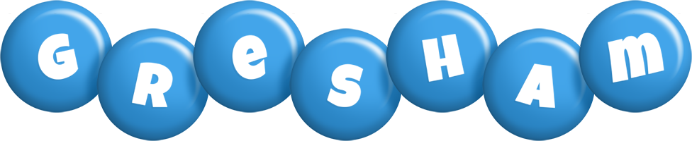 Gresham candy-blue logo