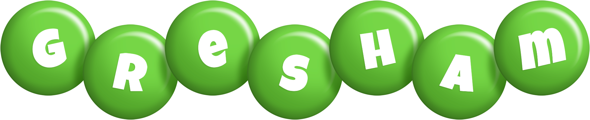 Gresham candy-green logo