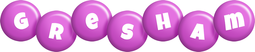 Gresham candy-purple logo
