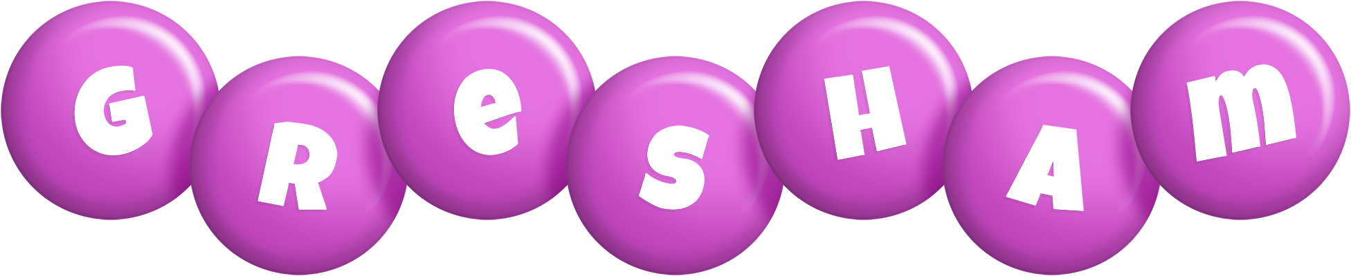 Gresham candy-purple logo