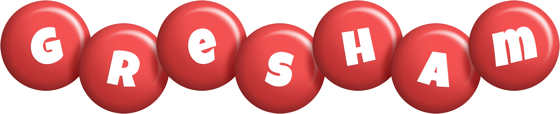 Gresham candy-red logo