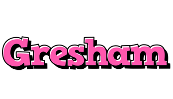 Gresham girlish logo
