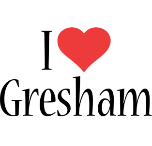 Gresham i-love logo