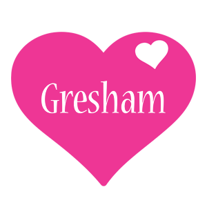 Gresham love-heart logo