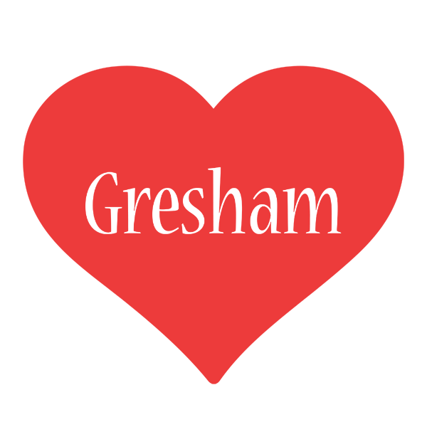 Gresham love logo