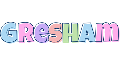Gresham pastel logo