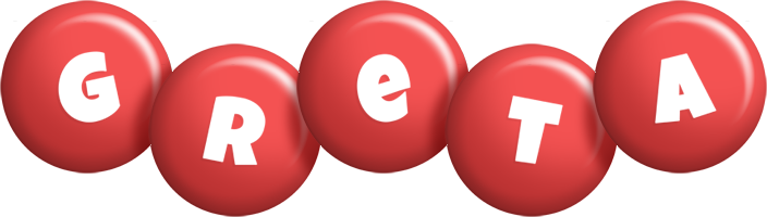 Greta candy-red logo
